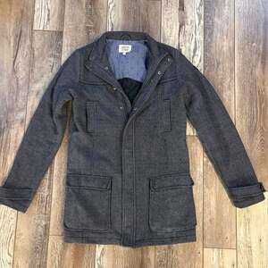 Armani Junior 16A Wool Blend Herringbone Coat 175cm Unisex Fit